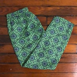 J. Crew Silk Cropped Pant